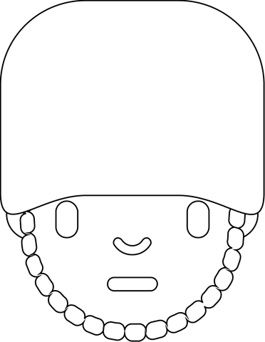 Guards Man Emoji Coloring Page